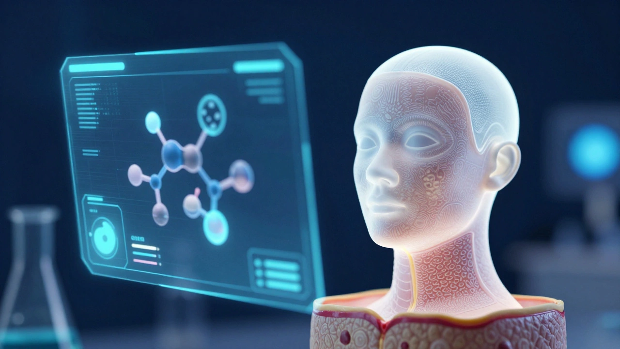 3D printed human skin and holographic computer models used for ethical beauty testing
