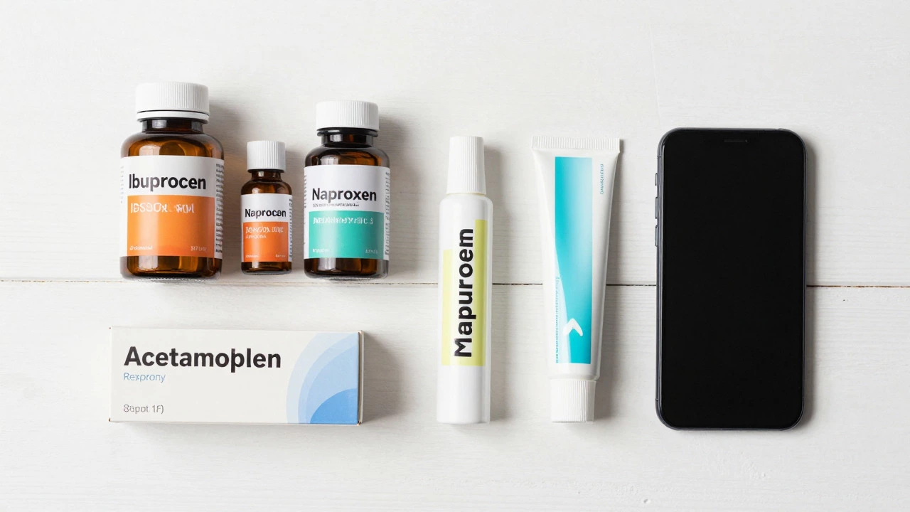 Non-controlled pain medications and phone for safe telemedicine
